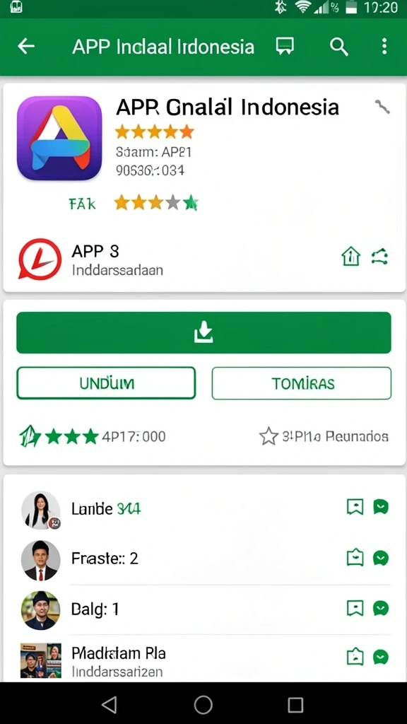 maxseru - Tampilan menu utama yang intuitif dan menarik.